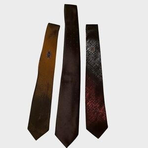 Bundle of 3 Vintage Wembley Ties In Great Colors & Designs